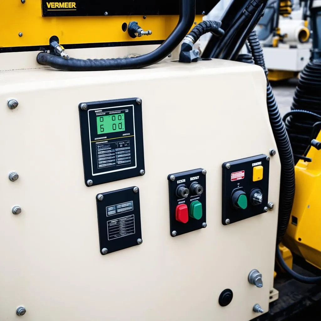 Vermeer Directional Drilling Machine Control Panel