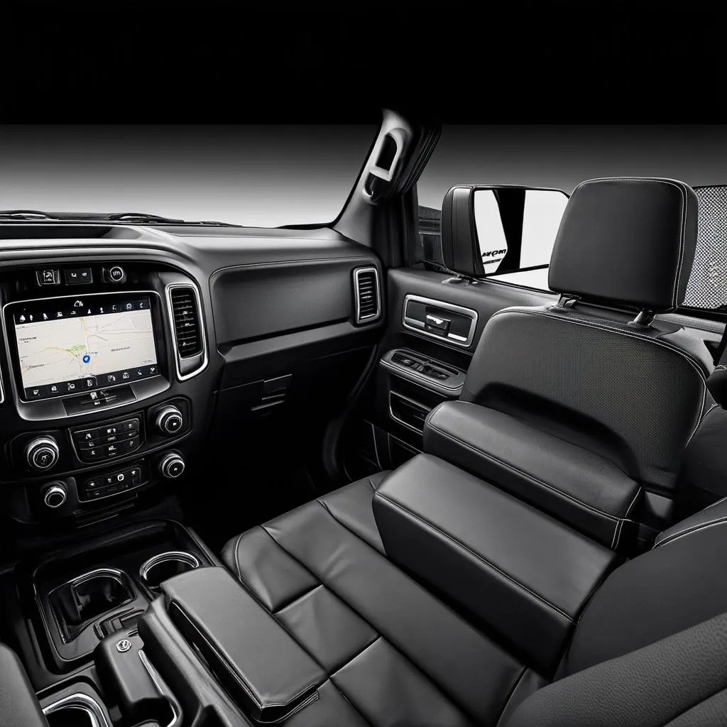 Intérieur du Dodge Dually 2015