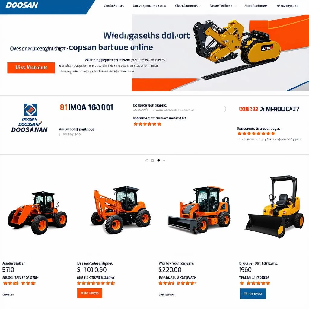 Website Doosan Parts