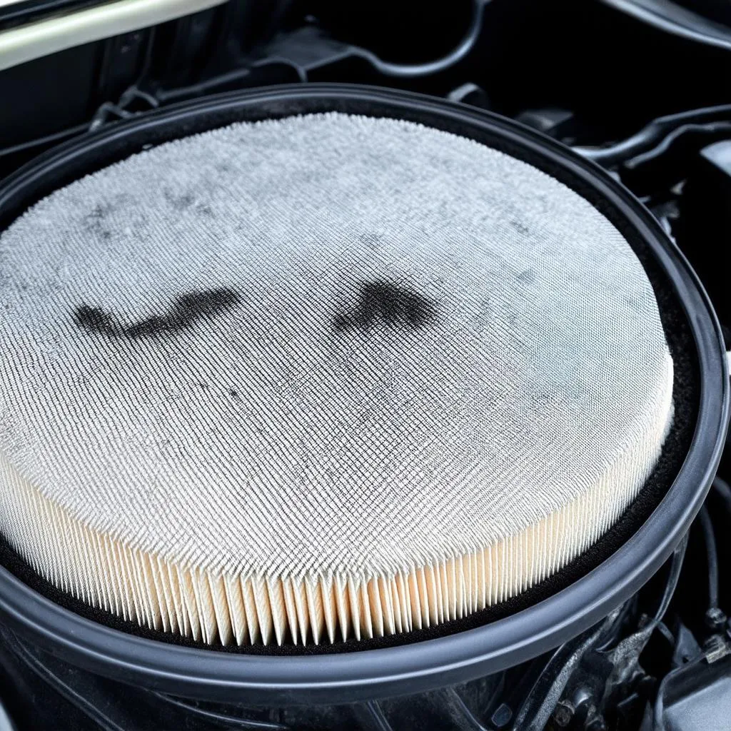 Dpf filter full of soot