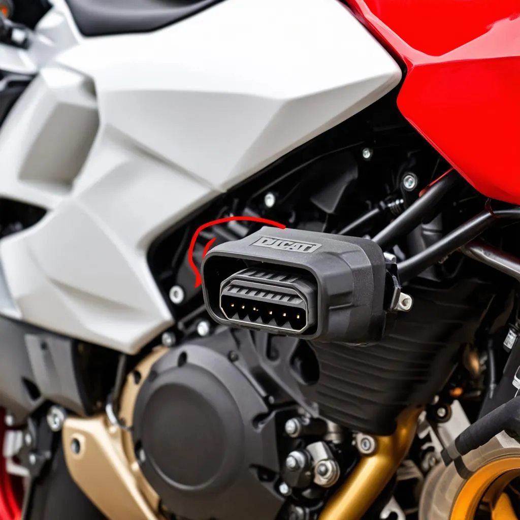 Ducati M900 OBD Port