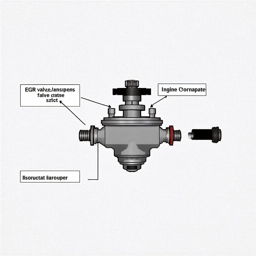 Schéma de la vanne EGR