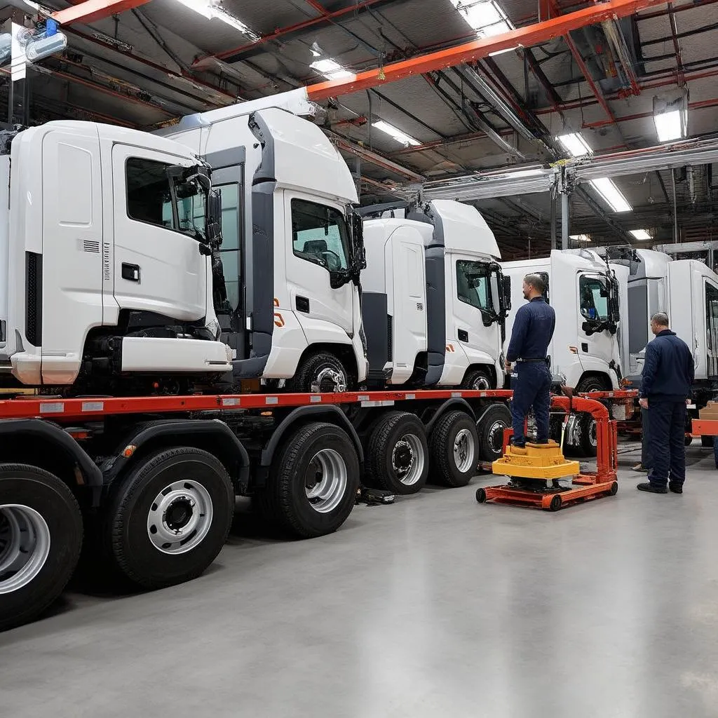 Usine de camions électriques