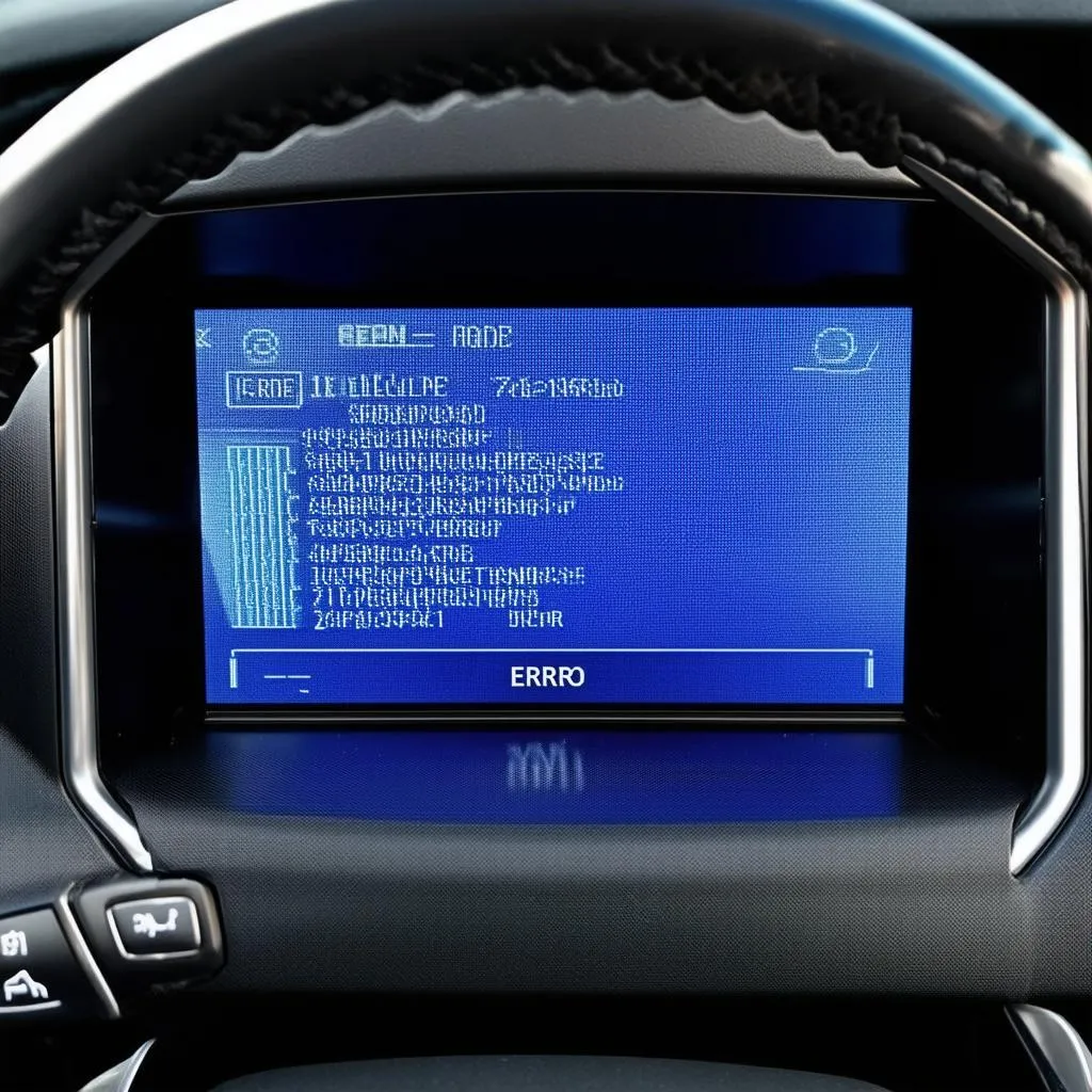 Codes d'erreur de voiture