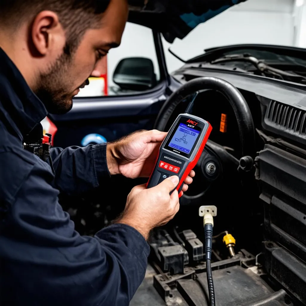 Réparation de voitures européennes avec Ancy OBD Scanner