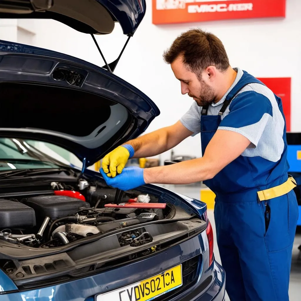 Réparation d'une voiture européenne