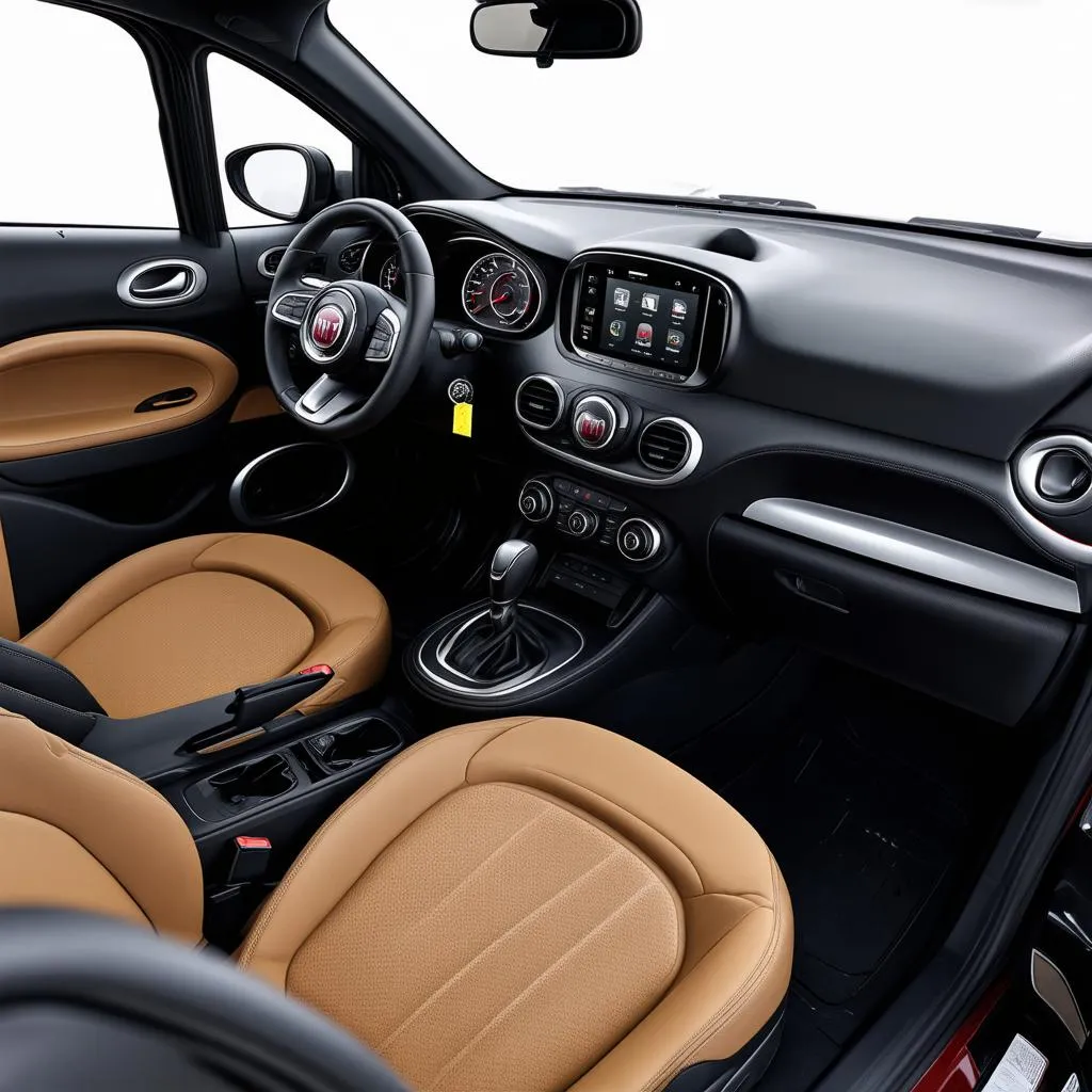 fiat 500x 2024 interior