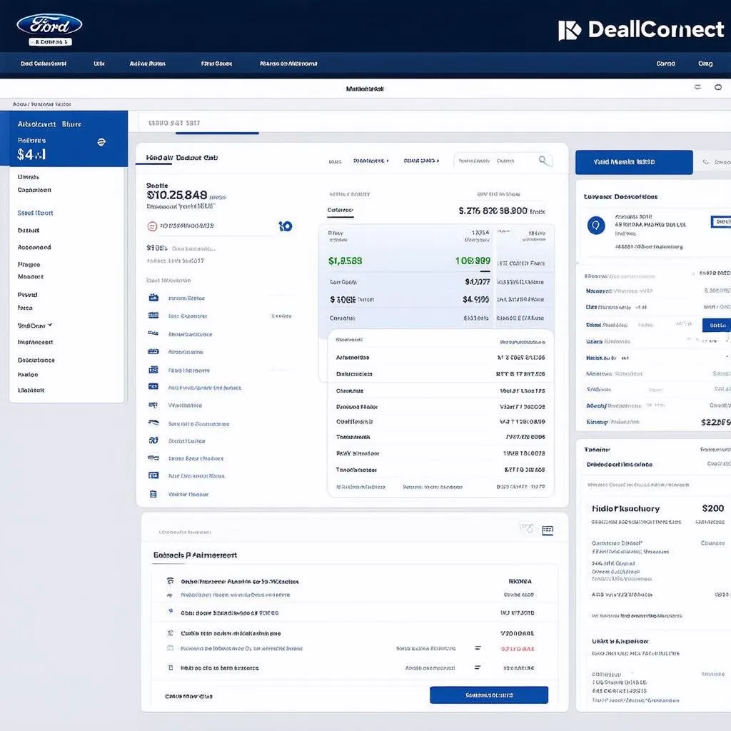 Ford DealerConnect Dashboard