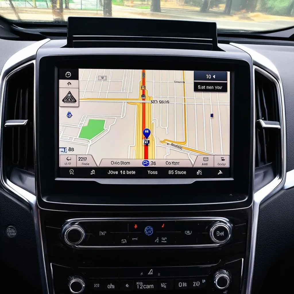 Ecran GPS Ford Explorer