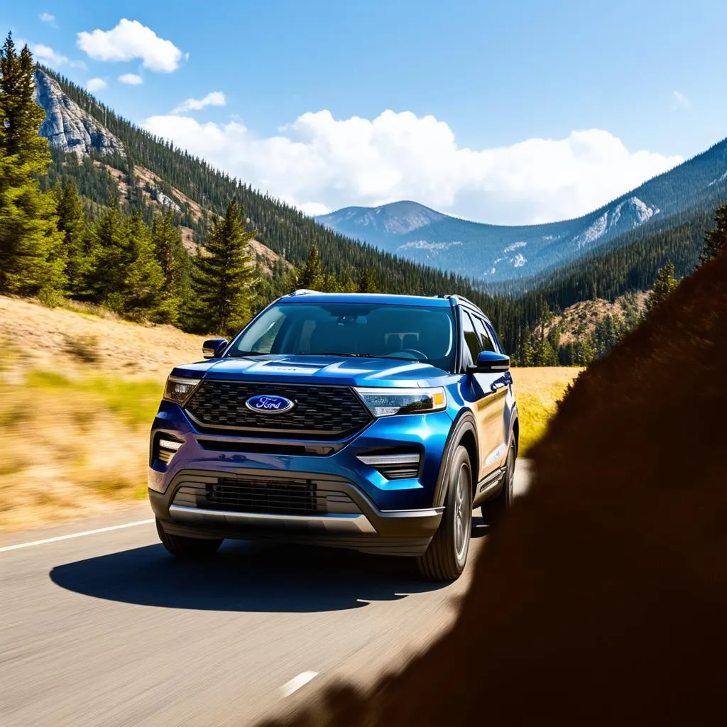 Ford Explorer sur la route