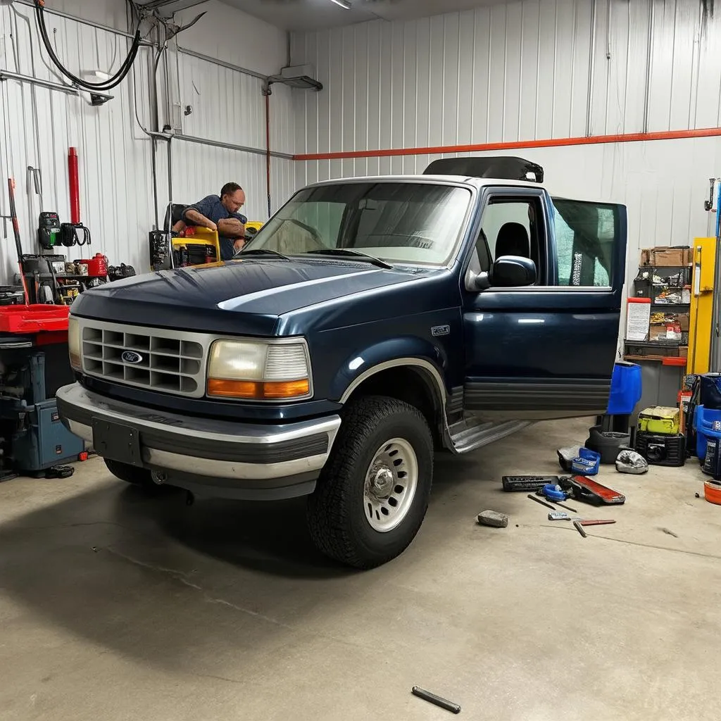 garage-de-réparation-ford-explorer