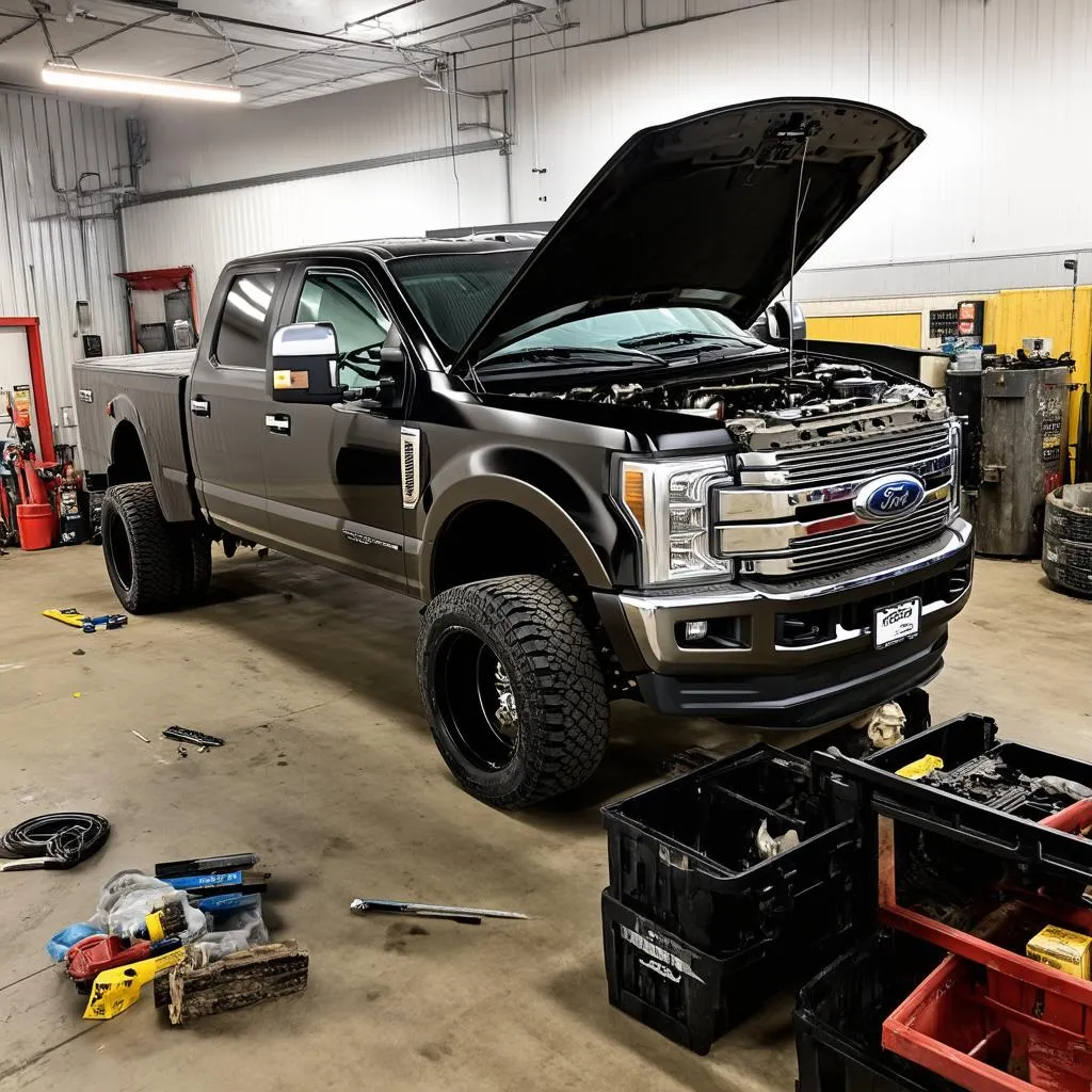 Ford F350 Cummins Swap