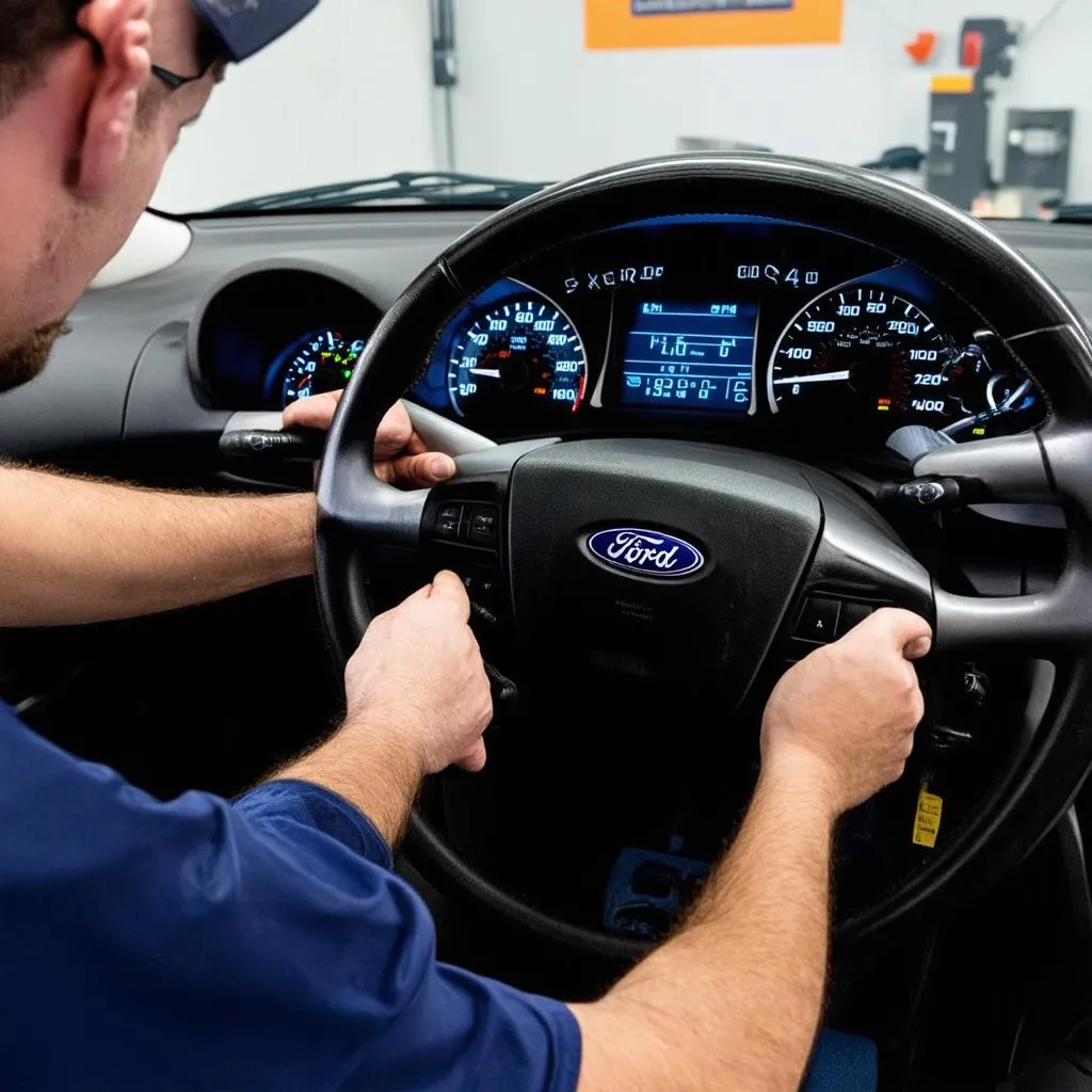 Remplacement du tableau de bord d'une Ford Focus 2005