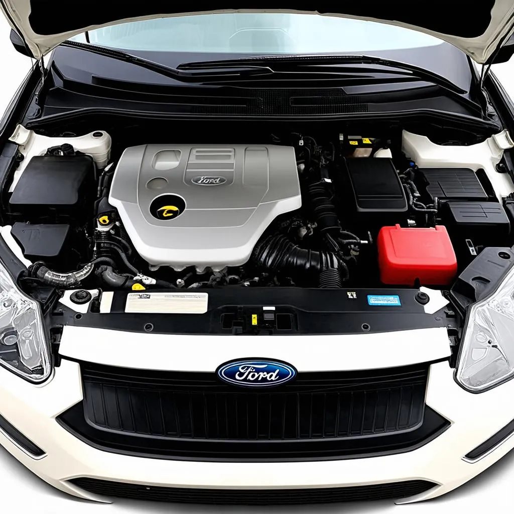 Ford Focus 2007 engine bay