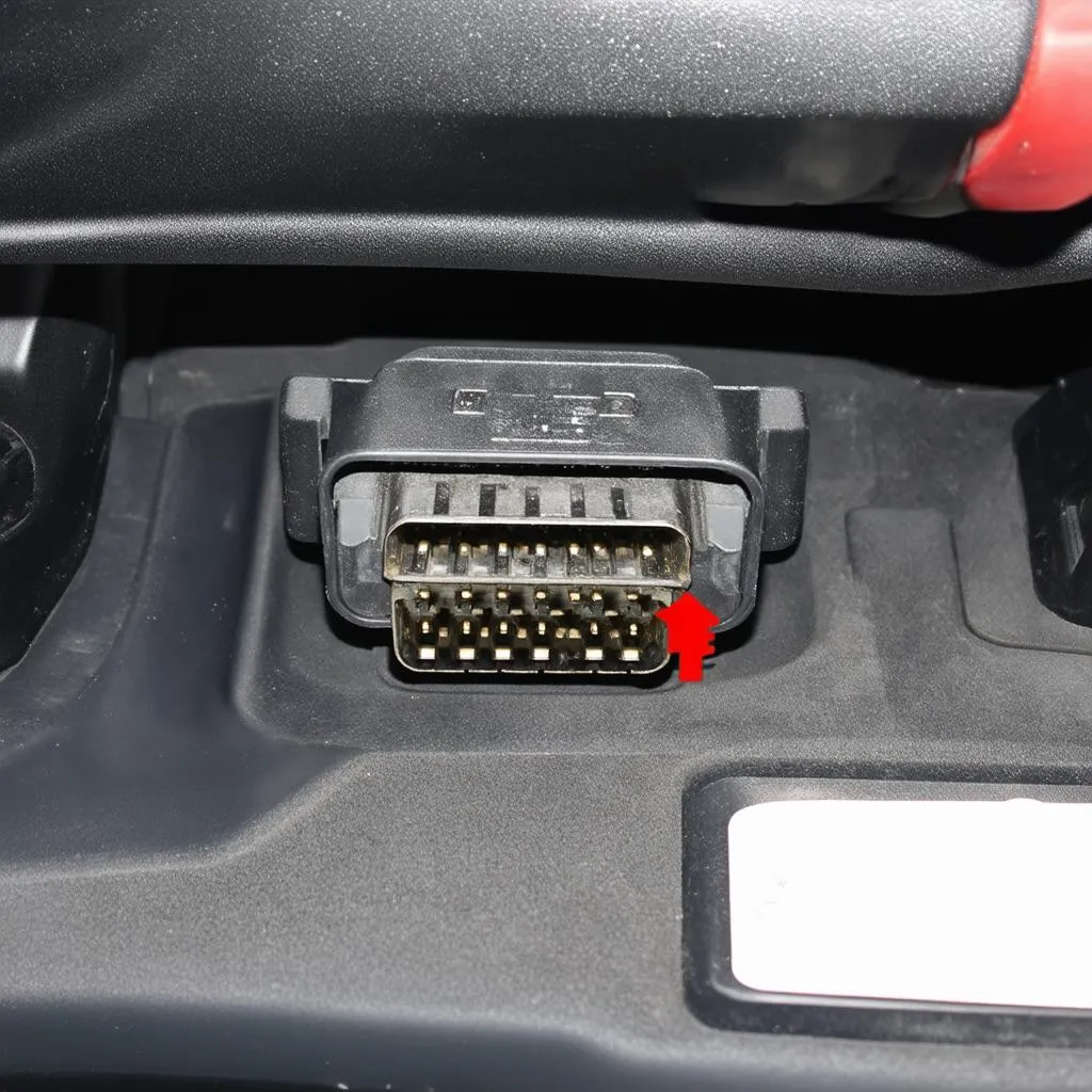 Emplacement du port OBD sur Ford Ranger 1999