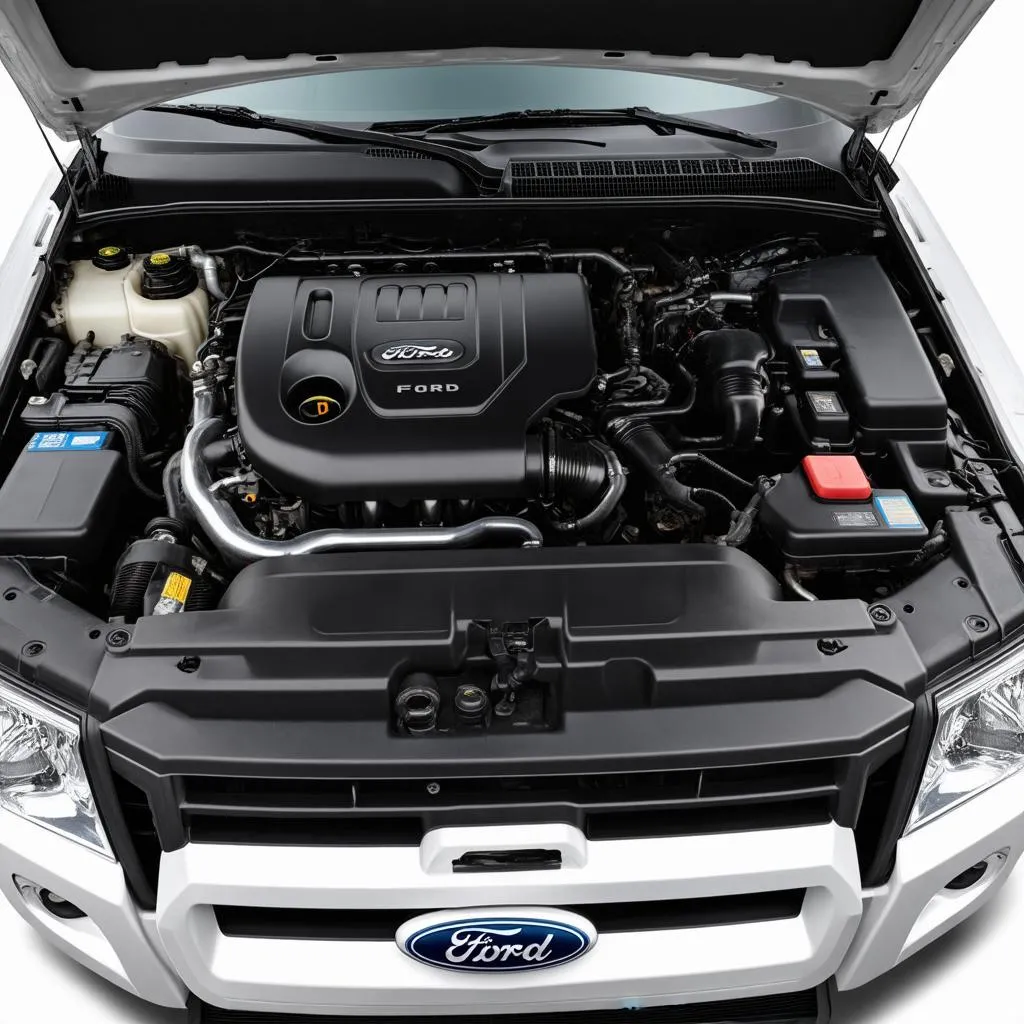 Moteur d'un Ford Ranger 2014