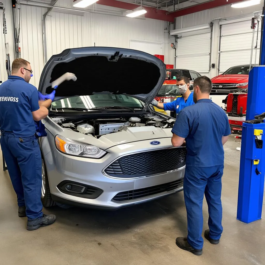 Atelier de réparation Ford