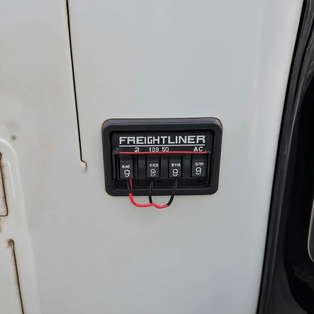 Freightliner AC high pressure switch location