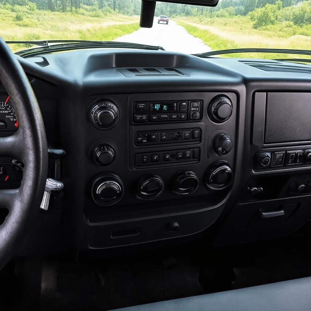 Freightliner Cascadia Dashboard Heater Controls