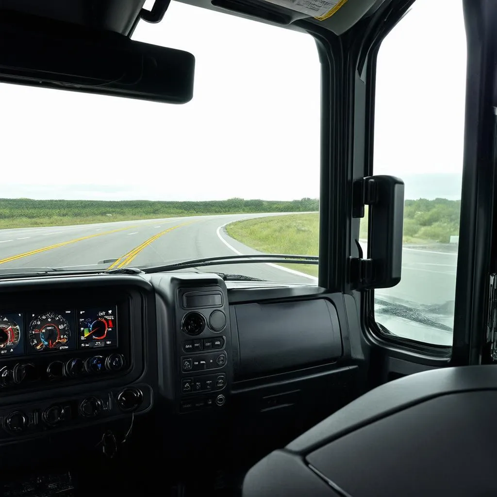 Caractéristiques de sécurité d'un camion Freightliner Cascadia Evolution