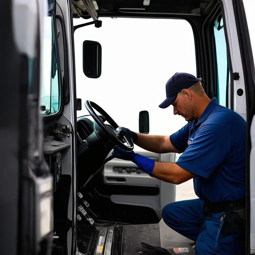 Réparation de camion Freightliner