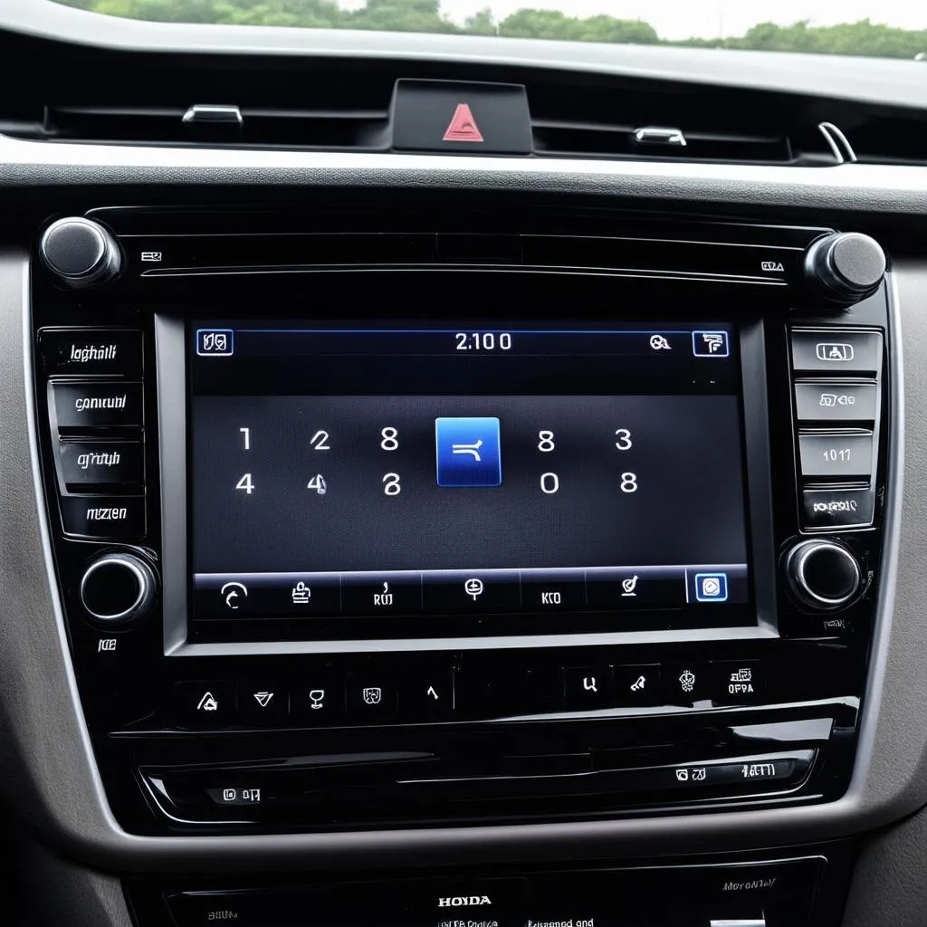 Honda Accord 2011 radio display