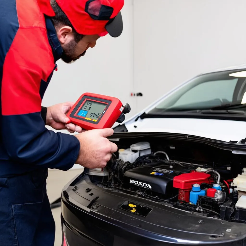 Diagnostics d'une voiture Honda