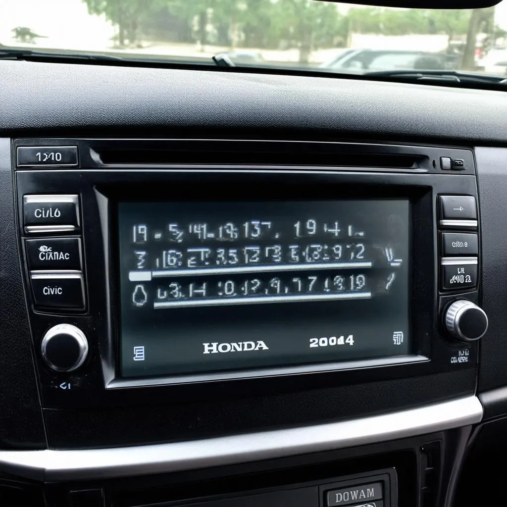 Honda Civic 2004 car radio