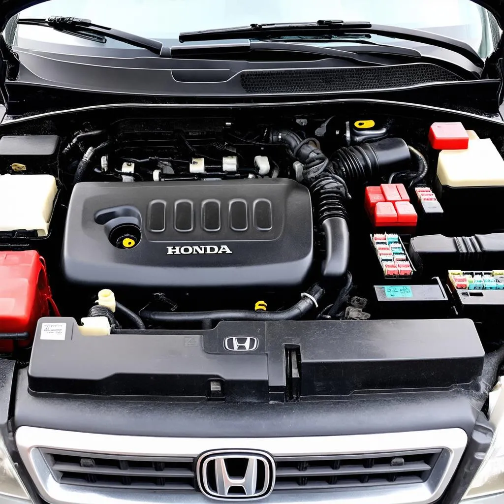 Honda CRV Engine Bay