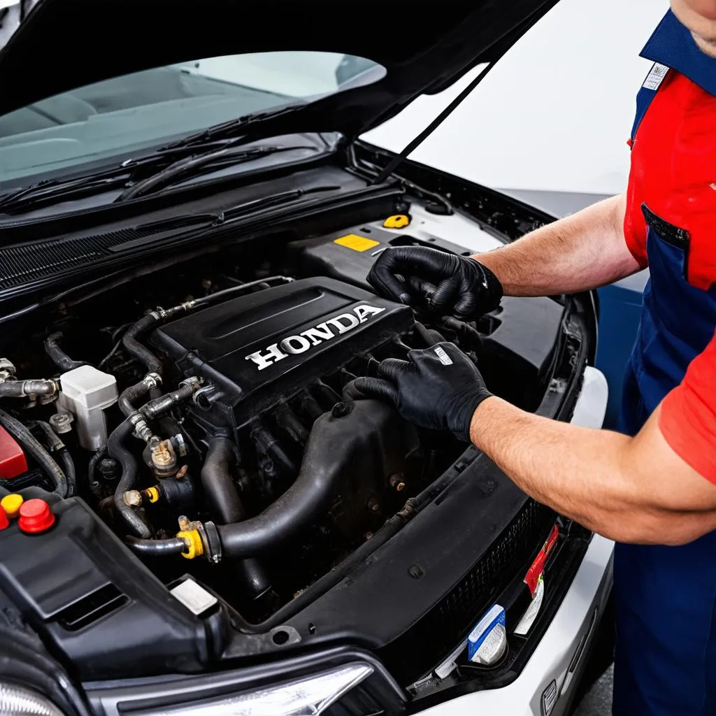 Réparation du moteur Honda