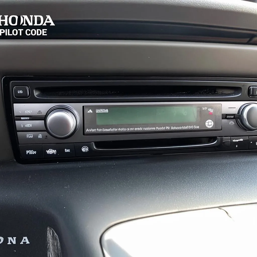 Code autoradio Honda Pilot 2013 : Retrouvez votre musique en un clin d’œil !