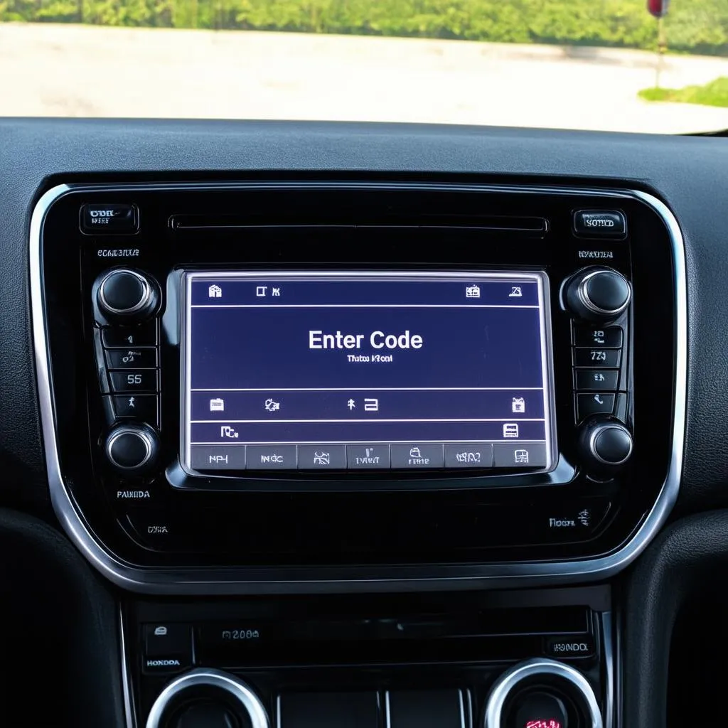 Honda Radio Code