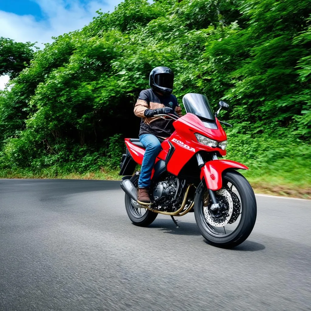 Honda SK 150 Riding