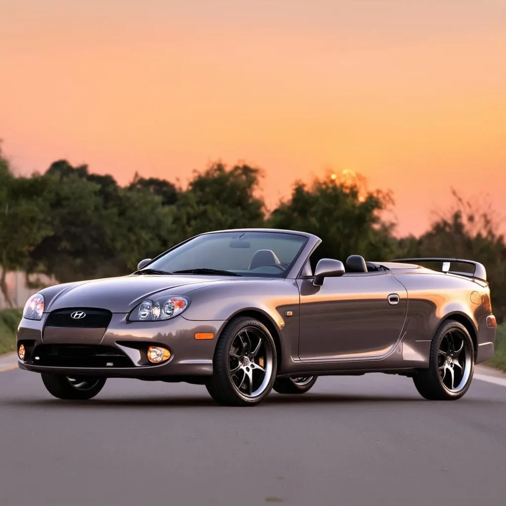 Hyundai Coupé Tiburon 2002 design