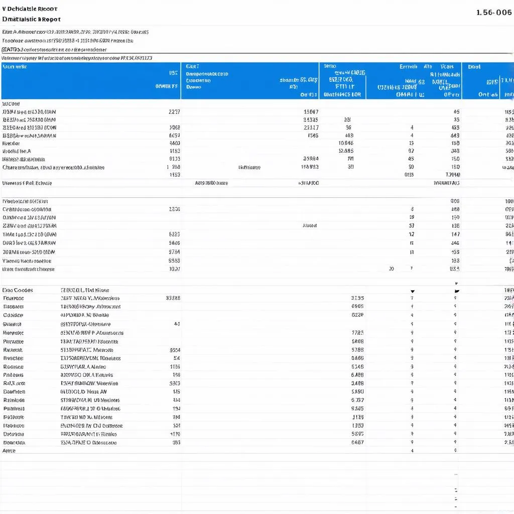 ISTA Diagnostic Report