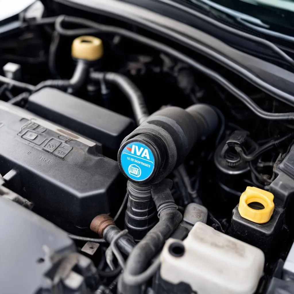 IVA oil pressure sensor location