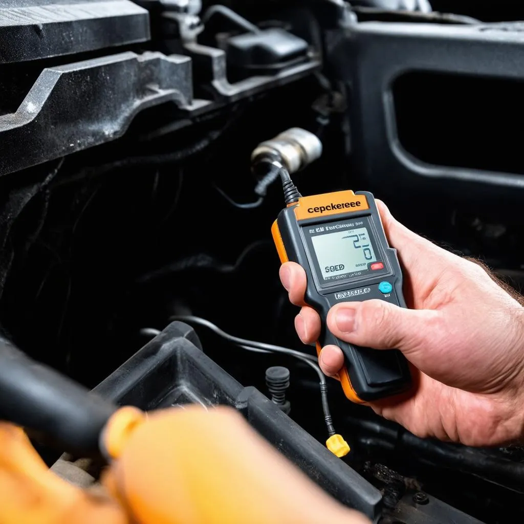 Using an OBD tool on a Jeep Cherokee