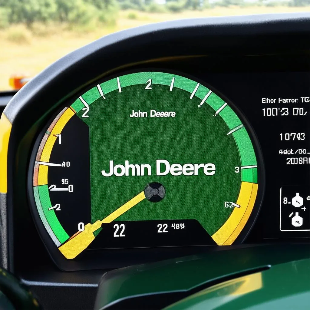 John Deere tractor error code