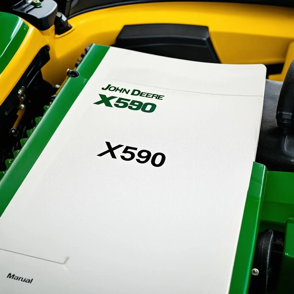 Manuel John Deere X590