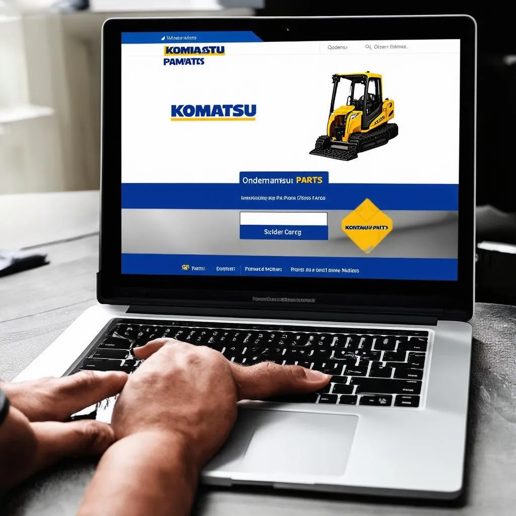 Commande de pièces Komatsu en ligne