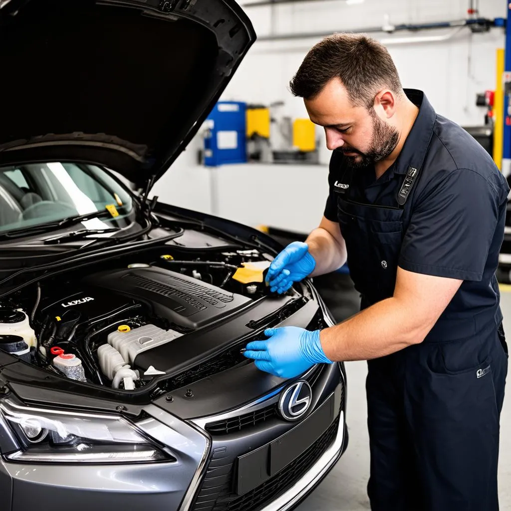 Lexus CT200h Mechanic Inspection