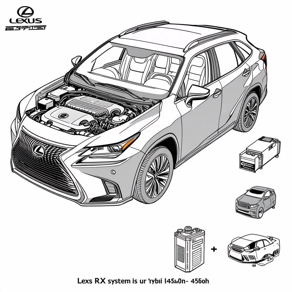 Système hybride Lexus RX 450h