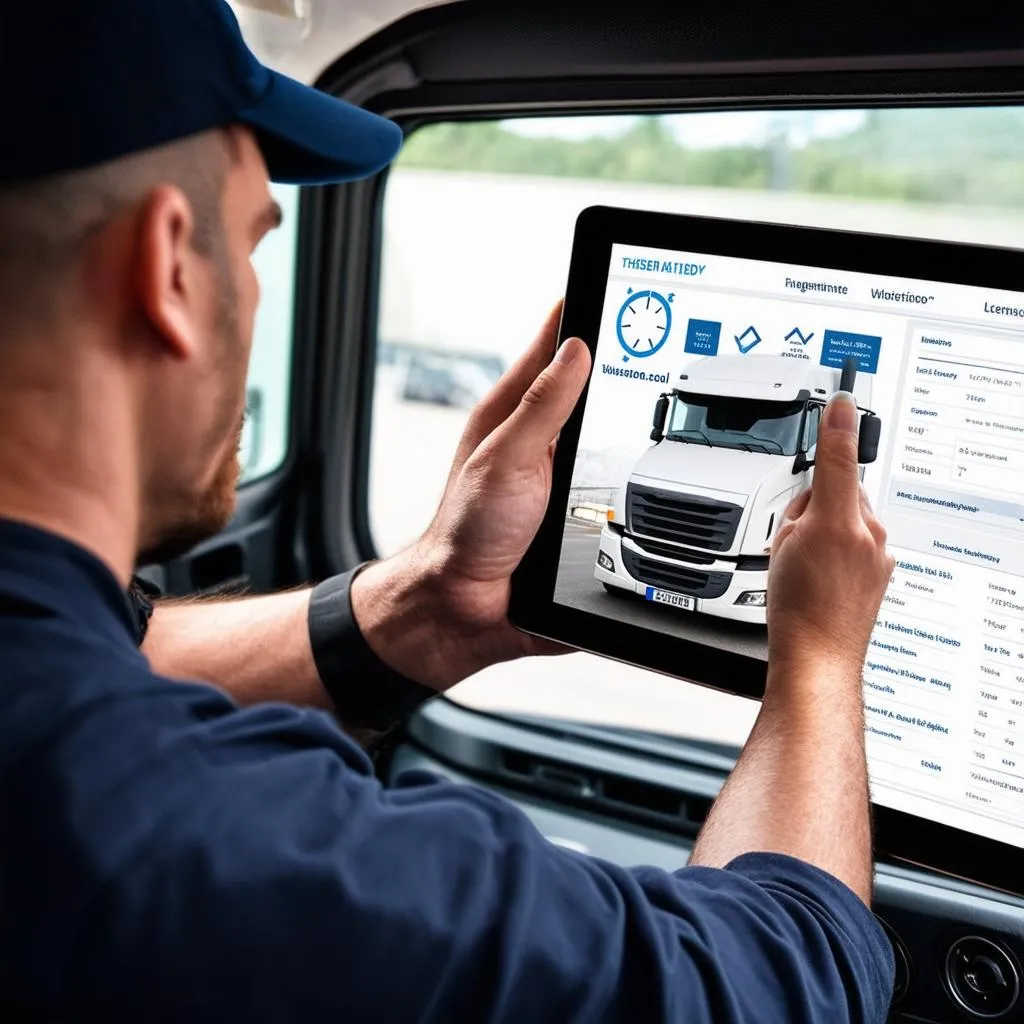 Logiciel de diagnostic pour camion