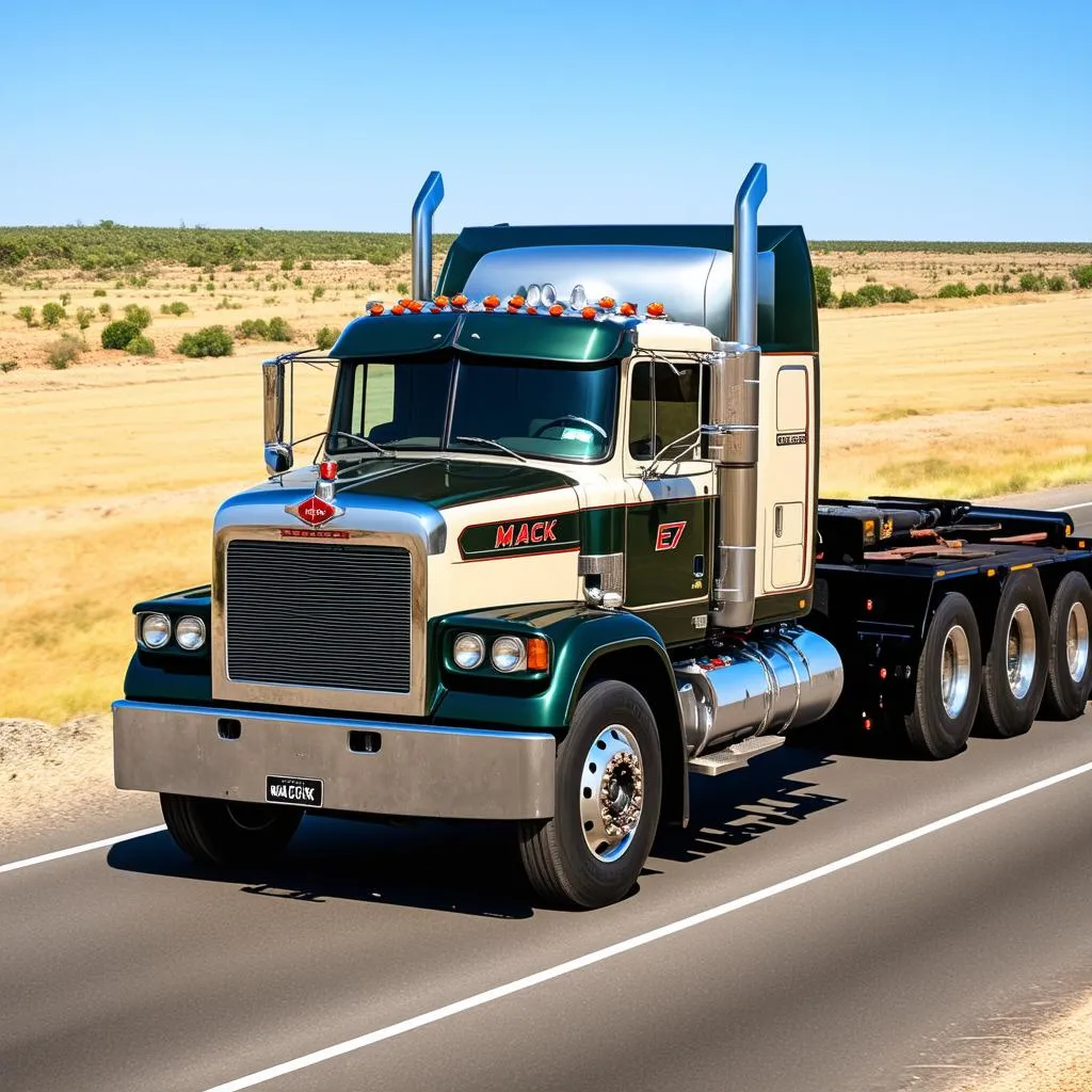 Mack Truck on Road