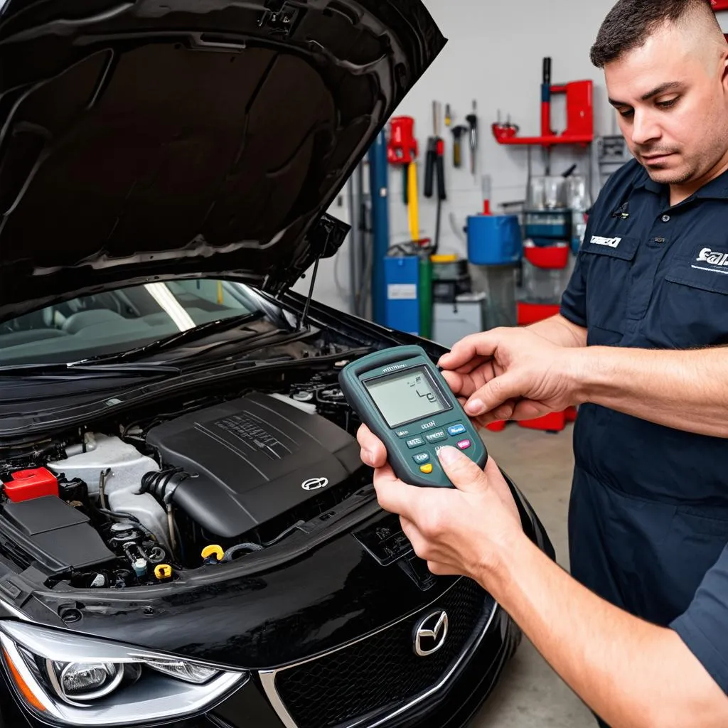 Diagnostic automobile Mazda