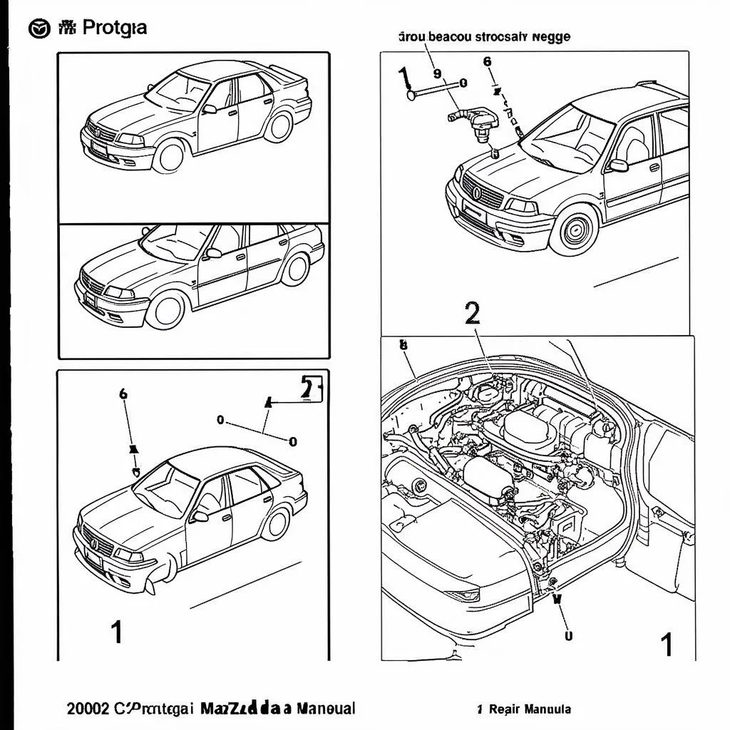 Manuel de réparation pour Mazda Protegé 02