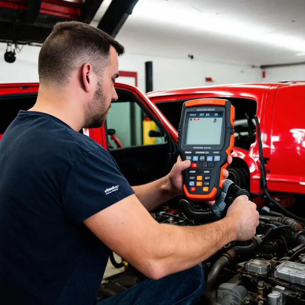 Diagnostic mécanicien camion