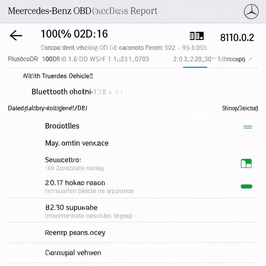 Diagnostic de Mercedes-Benz