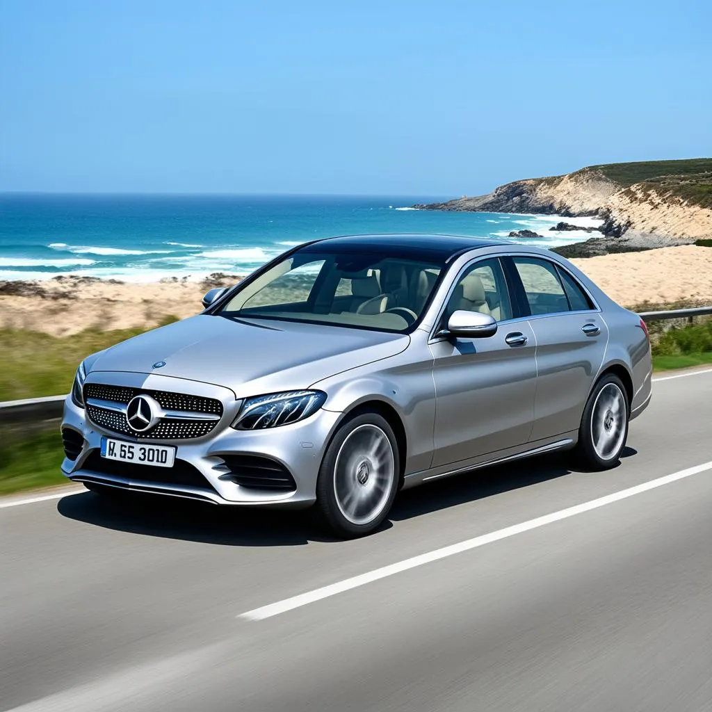 Mercedes C-Class Manual on the Road