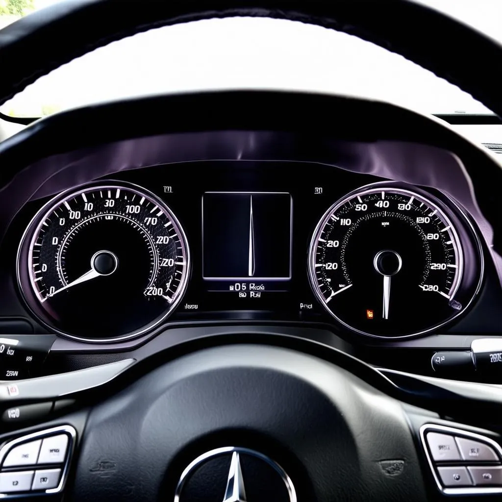 Mercedes C350 Dashboard